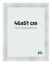 Bilderrahmen 46x61cm Aluminium Gebürstet MDF Pisa Vorne Messe | Yourdecoration.at