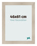Bilderrahmen 46x61cm Eiche Rustikal MDF Pisa Vorne Messe | Yourdecoration.at