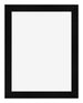 Bilderrahmen 46x61cm Schwarz Silber Poliert MDF Pisa Vorne | Yourdecoration.at