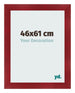 Bilderrahmen 46x61cm Weinrot Gewischt MDF Pisa Vorne Messe | Yourdecoration.at