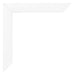 Bilderrahmen 46x61cm Weiß Vintage MDF Pisa Detail Ecke | Yourdecoration.at
