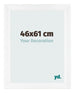Bilderrahmen 46x61cm Weiß Vintage MDF Pisa Vorne Messe | Yourdecoration.at