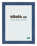 Bilderrahmen 48x64cm Dunkelblau Gewischt MDF Pisa Vorne Messe | Yourdecoration.at