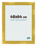 Bilderrahmen 48x64cm Gold Vintage MDF Pisa Vorne Messe | Yourdecoration.at