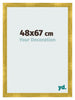 Bilderrahmen 48x67cm Gold Vintage MDF Pisa Vorne Messe | Yourdecoration.at