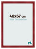 Bilderrahmen 48x67cm Weinrot Gewischt MDF Pisa Vorne Messe | Yourdecoration.at