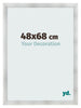 Bilderrahmen 48x68cm Aluminium Gebürstet MDF Pisa Vorne Messe | Yourdecoration.at