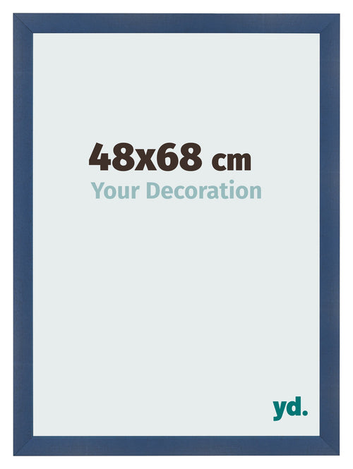Bilderrahmen 48x68cm Dunkelblau Gewischt MDF Pisa Vorne Messe | Yourdecoration.at