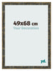 Bilderrahmen 49x68cm Blau Gold Meliert MDF Pisa Vorne Messe | Yourdecoration.at