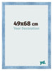 Bilderrahmen 49x68cm Hellblau Gewischt MDF Pisa Vorne Messe | Yourdecoration.at