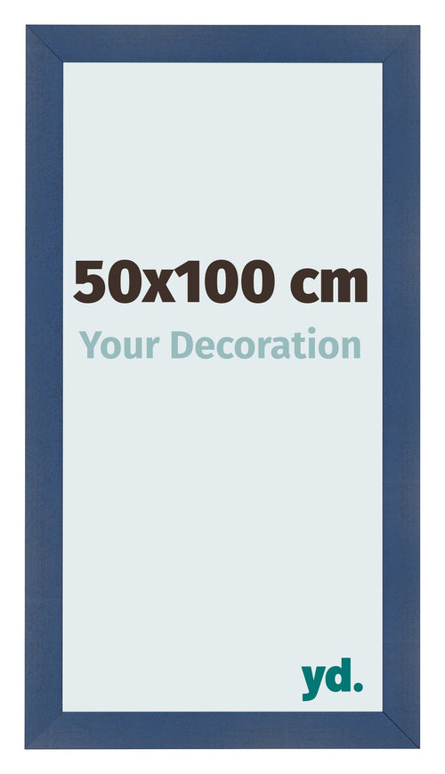Bilderrahmen 50x100cm Dunkelblau Gewischt MDF Pisa Vorne Messe | Yourdecoration.at