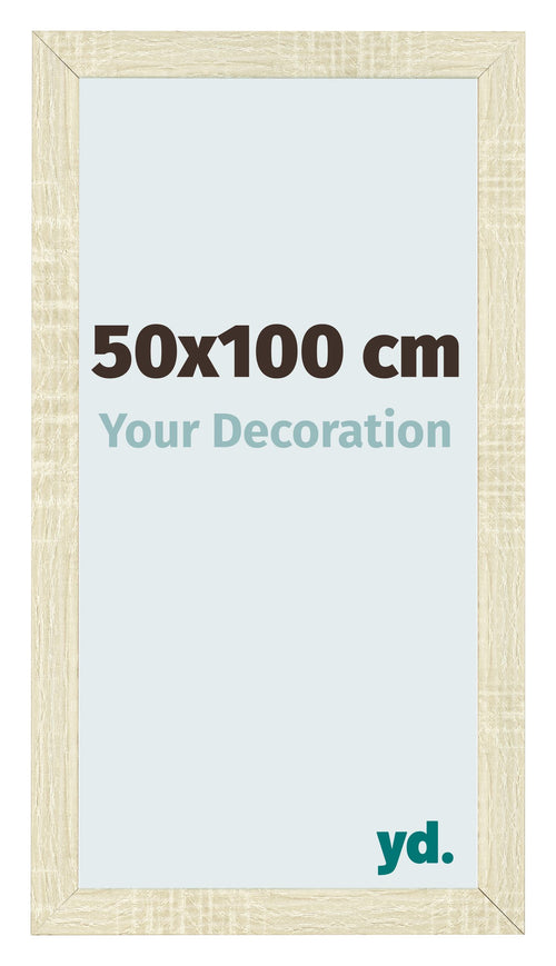 Bilderrahmen 50x100cm Sonoma Eiche MDF Pisa Vorne Messe | Yourdecoration.at