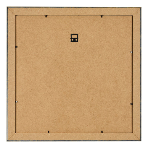 Bilderrahmen 50x50cm Blau Gold Meliert MDF Pisa Ruckseite | Yourdecoration.at