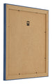 Bilderrahmen 50x50cm Dunkelblau Gewischt MDF Pisa Ruckseite Schrag | Yourdecoration.at