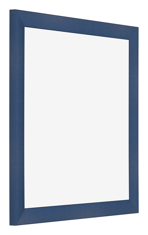 Bilderrahmen 50x50cm Dunkelblau Gewischt MDF Pisa Vorne Schrag | Yourdecoration.at