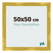 Bilderrahmen 50x50cm Gold Vintage MDF Pisa Vorne Messe | Yourdecoration.at