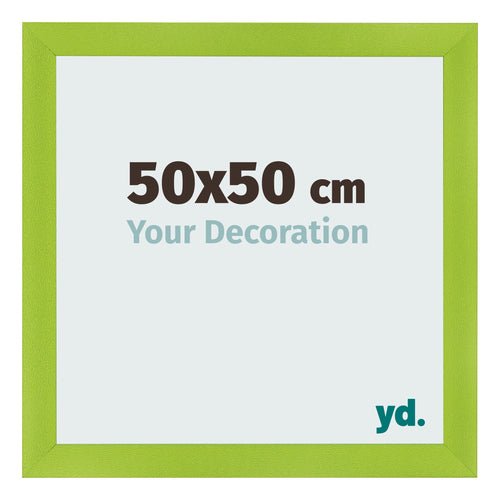 Bilderrahmen 50x50cm Grün MDF Pisa Vorne Messe | Yourdecoration.at