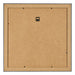 Bilderrahmen 50x50cm Schwarz Silber Poliert MDF Pisa Ruckseite | Yourdecoration.at