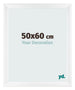 Bilderrahmen 50x60cm Weiß Vintage MDF Pisa Vorne Messe | Yourdecoration.at