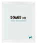 Bilderrahmen 50x65cm Weiß Vintage MDF Pisa Vorne Messe | Yourdecoration.at