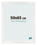Bilderrahmen 50x65cm Weiß Vintage MDF Pisa Vorne Messe | Yourdecoration.at