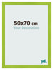 Bilderrahmen 50x70cm Grün MDF Pisa Vorne Messe | Yourdecoration.at