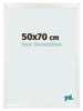 Bilderrahmen 50x70cm Weiß Vintage MDF Pisa Vorne Messe | Yourdecoration.at