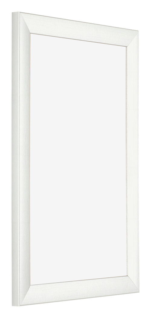 Bilderrahmen 50x75cm Weiß Vintage MDF Pisa Vorne Schrag | Yourdecoration.at