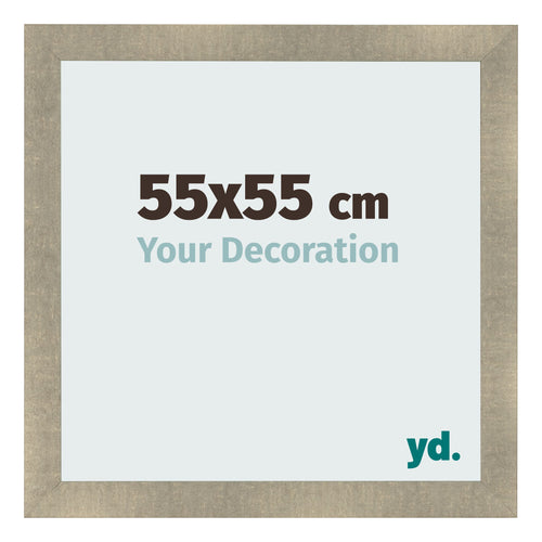 Bilderrahmen 55x55cm Gold Vintage MDF Pisa Vorne Messe | Yourdecoration.at