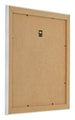 Bilderrahmen 55x55cm Silber Schwarz Gewischt MDF Pisa Ruckseite Schrag | Yourdecoration.at
