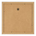 Bilderrahmen 55x55cm Silber Schwarz Gewischt MDF Pisa Ruckseite | Yourdecoration.at