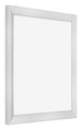 Bilderrahmen 55x55cm Silber Schwarz Gewischt MDF Pisa Vorne Schrag | Yourdecoration.at