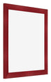 Bilderrahmen 55x55cm Weinrot Gewischt MDF Pisa Vorne Schrag | Yourdecoration.at