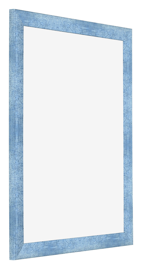 Bilderrahmen 55x65cm Hellblau Gewischt MDF Pisa Vorne Schrag | Yourdecoration.at