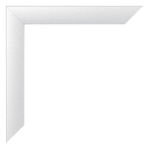 Bilderrahmen 55x65cm Silber Schwarz Gewischt MDF Pisa Detail Ecke | Yourdecoration.at