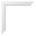 Bilderrahmen 55x65cm Silber Schwarz Gewischt MDF Pisa Detail Ecke | Yourdecoration.at