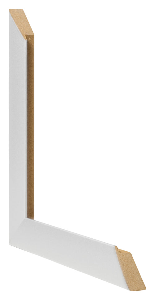 Bilderrahmen 55x65cm Silber Schwarz Gewischt MDF Pisa Detail Querschnitte | Yourdecoration.at