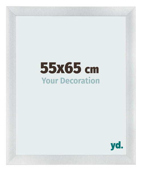 Bilderrahmen 55x65cm Silber Schwarz Gewischt MDF Pisa Vorne Messe | Yourdecoration.at