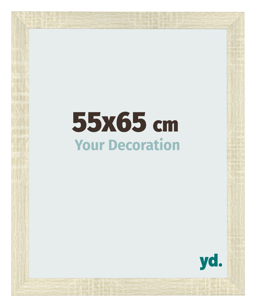 Bilderrahmen 55x65cm Sonoma Eiche MDF Pisa Vorne Messe | Yourdecoration.at