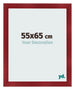 Bilderrahmen 55x65cm Weinrot Gewischt MDF Pisa Vorne Messe | Yourdecoration.at