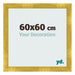 Bilderrahmen 60x60cm Gold Vintage MDF Pisa Vorne Messe | Yourdecoration.at