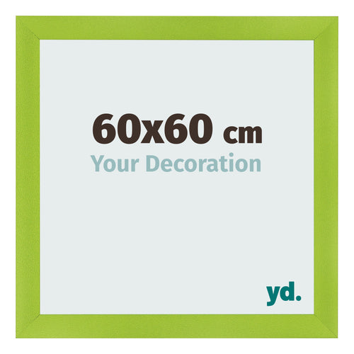 Bilderrahmen 60x60cm Grün MDF Pisa Vorne Messe | Yourdecoration.at