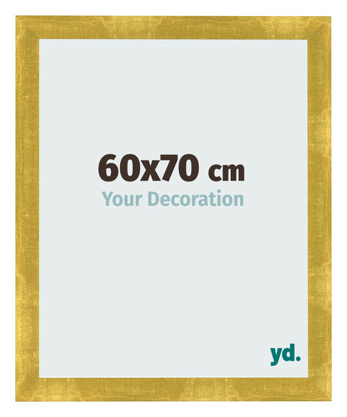 Bilderrahmen 60x70cm Gold Vintage MDF Pisa Vorne Messe | Yourdecoration.at