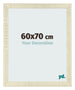 Bilderrahmen 60x70cm Sonoma Eiche MDF Pisa Vorne Messe | Yourdecoration.at