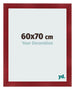Bilderrahmen 60x70cm Weinrot Gewischt MDF Pisa Vorne Messe | Yourdecoration.at