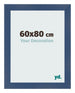Bilderrahmen 60x80cm Dunkelblau Gewischt MDF Pisa Vorne Messe | Yourdecoration.at