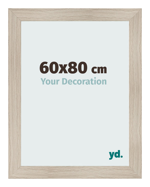 Bilderrahmen 60x80cm Eiche Rustikal MDF Pisa Vorne Messe | Yourdecoration.at