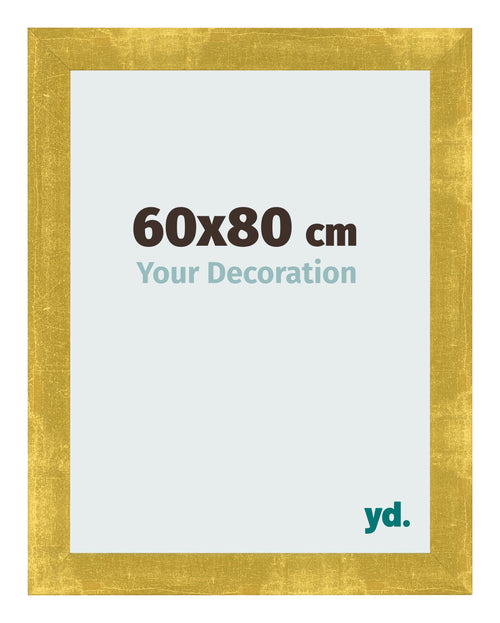 Bilderrahmen 60x80cm Gold Vintage MDF Pisa Vorne Messe | Yourdecoration.at