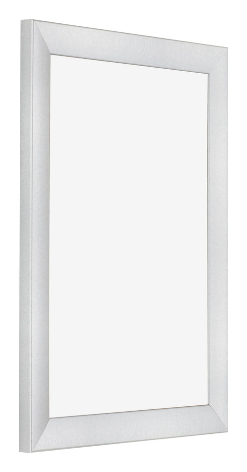Bilderrahmen 60x80cm Silber Schwarz Gewischt MDF Pisa Vorne Schrag | Yourdecoration.at