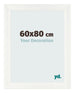 Bilderrahmen 60x80cm Weiß Vintage MDF Pisa Vorne Messe | Yourdecoration.at